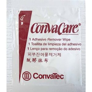 Wipe Convacare Adhesive Remover each