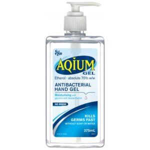 Antibacterial Gel Aqium 375ml ea