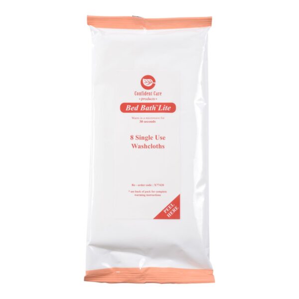 Bed Bath Cloth Confident Care 19x19cm 8