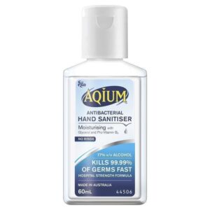 Antibacterial Gel Aqium 60ml 70% ea