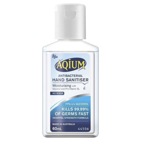 Antibacterial Gel Aqium 60ml 70% ea