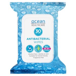 Ocean Antibacterial Wipes 1419cm pack/30