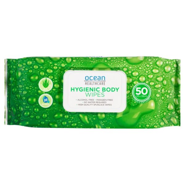 Ocean Body Wipes 33cmx23cm pack/50