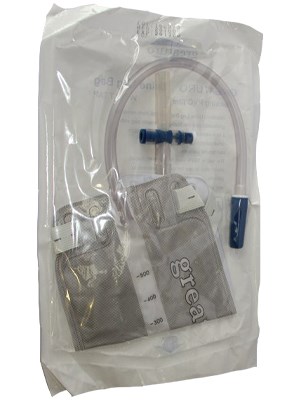 Leg Bag Inhealth 750ml st 30cm T-Tap ea