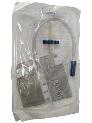Leg Bag Inhealth 750ml st 30cm T-Tap ea
