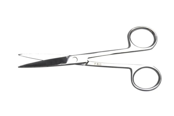 Scissor BL/BL Straight 13cm ea