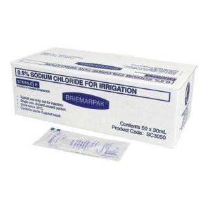 Sodium Chloride 0.9% 30ml sterile sachet