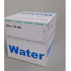Water for Injection B.Braun 10ml Amp each
