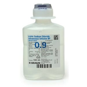 Sodium Chloride .9% for IV infusion 100ml ea