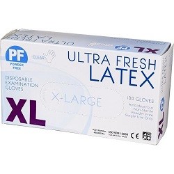 Gloves Latex Powder Free Xlge 100