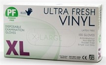 Gloves Vinyl Powder Free BLUE Xlge 100