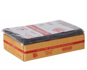 Bin Liner 120Lt Black H/D 100