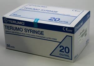 Syringe 20ml Luer Slip Ecc Terumo 50