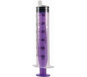 Enfit Eccentric Syringe Reusable 60ml ea