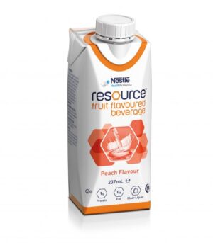 Resource Fruit Bev Peach 237ml 24