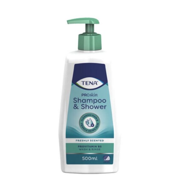 TENA Shower & Shampoo 500ml ea