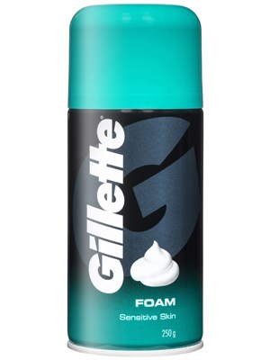 Gillette Shave Foam Sensitive 250gm ea