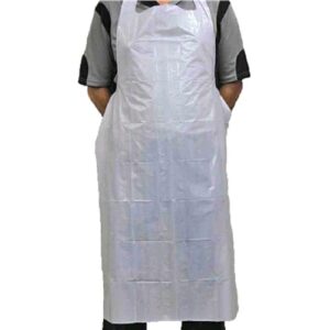 Apron White Disp Mediflex each