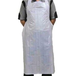 Apron White Disp Mediflex each