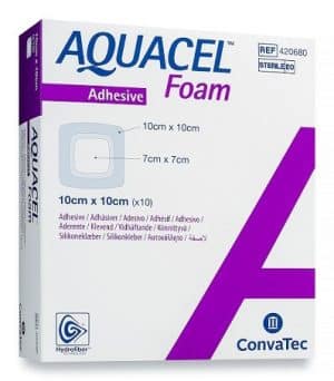 Aquacel Foam ADH 10cmx10cm each