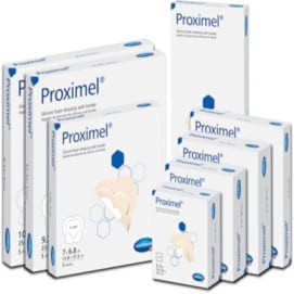 Proximel Silicone Border Sacrum Large 23x23cm each