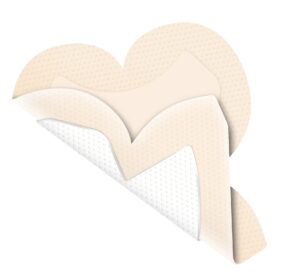 Proximel Silicone Border Heel 25x23cm each