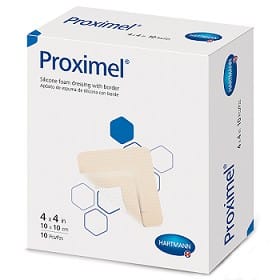 Proximel Silicone Non-Border 10x10cm each