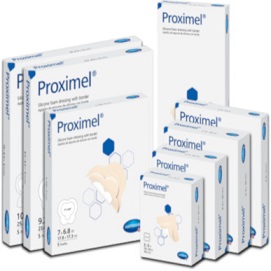 Proximel Silicone Non-Border Heel 12.5x20cm each