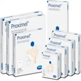 Proximel Silicone Non-Border Heel 12.5x20cm each