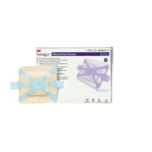 3M Tegaderm Silic Foam Border 5cmx5cm each