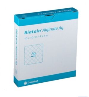 3760 Biatain Alginate Ag 10cm x 10cm ea