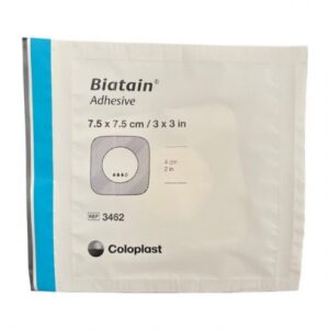 3462 Biatain Foam Adhesive 7.5cm x 7.5cm