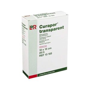 Curapor Transparent Film Island Dressing 10cmx15cm each