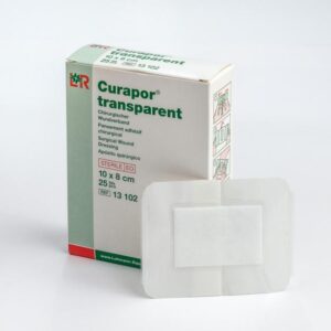Curapor Transparent Film Island Dressing 8cmx10cm each