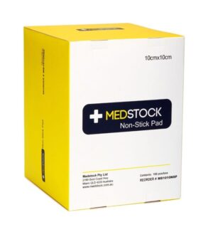 Medstock Non-Stick Pad 10cmx10cm each