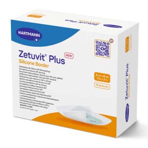 Zetuvit Plus Silicone Border 8x8cm 10