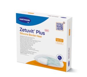 Zetuvit Plus Silicone Border Heel 25x25cm each