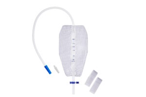 UNOQUIP Leg Bag  Sterile, 500ml, 30cm tube, T-Tap, Soft back