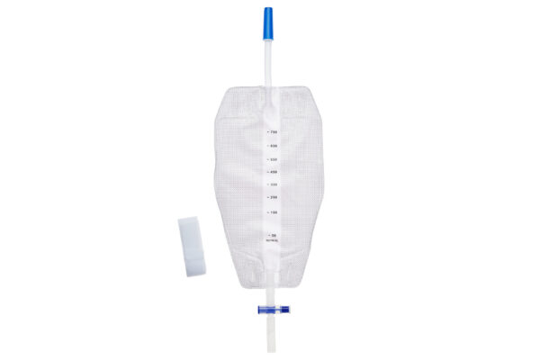 UNOQUIP Leg Bag  Sterile, 750ml, 10cm tube, T-Tap, Individually packed