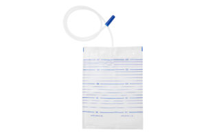 UNOQUIP  Q1 Drainage Bag, non-sterile, 2 litre, 90cm tube, Individual wrap