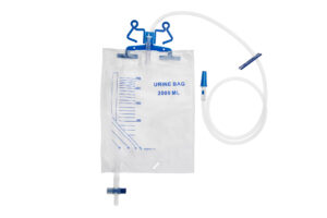 UNOQUIP  Q4 Drainage Bag, 2000ml, w/Hanger, Sterile, 120cm tube
