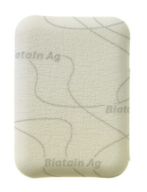 3902 Biatain Ag Anti Bacterial Non-Adhesive Foam 5cm x 7cm