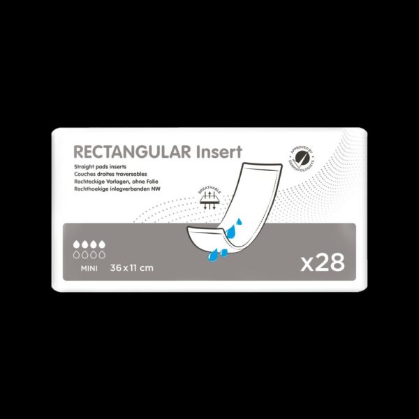 Ontex Rectangular Pad Mini 11cm x 36cm
