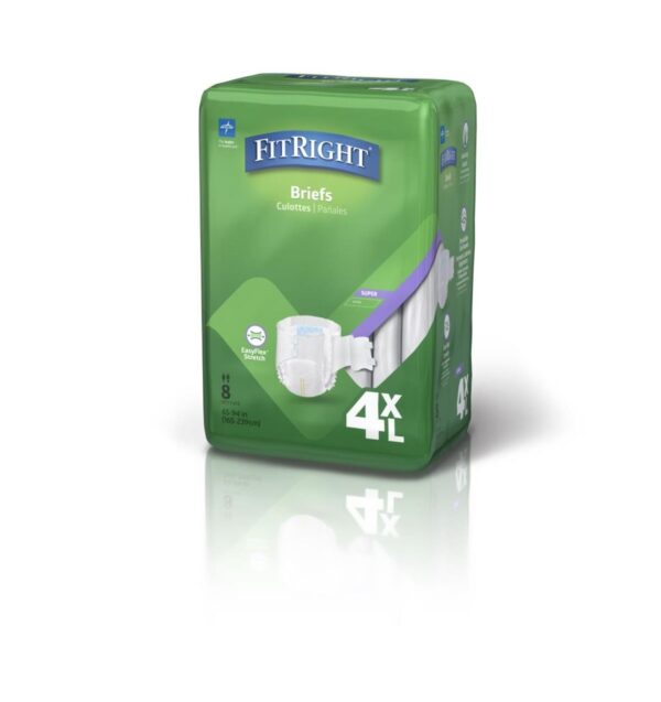 Medline Fitright Bariatric Brief 4XL 32