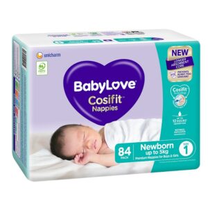 Babylove Cosifit Jumbo Newborn Size 1 pack/84