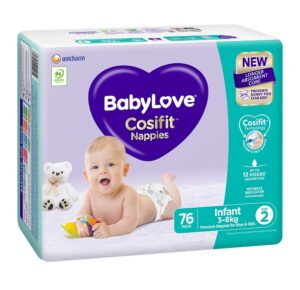Babylove Cosifit Jumbo Infant Size 2 pack/76