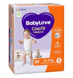 Babylove Cosifit Jumbo Walker Size 5 pack/54