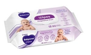 Babylove Everyday Wipes pack/80