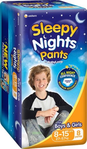 Babylove Sleepy Nights 8-15yr pack/8