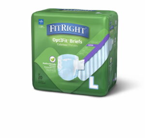 Medline Fitright Restore Brief Wrap L Blue 80